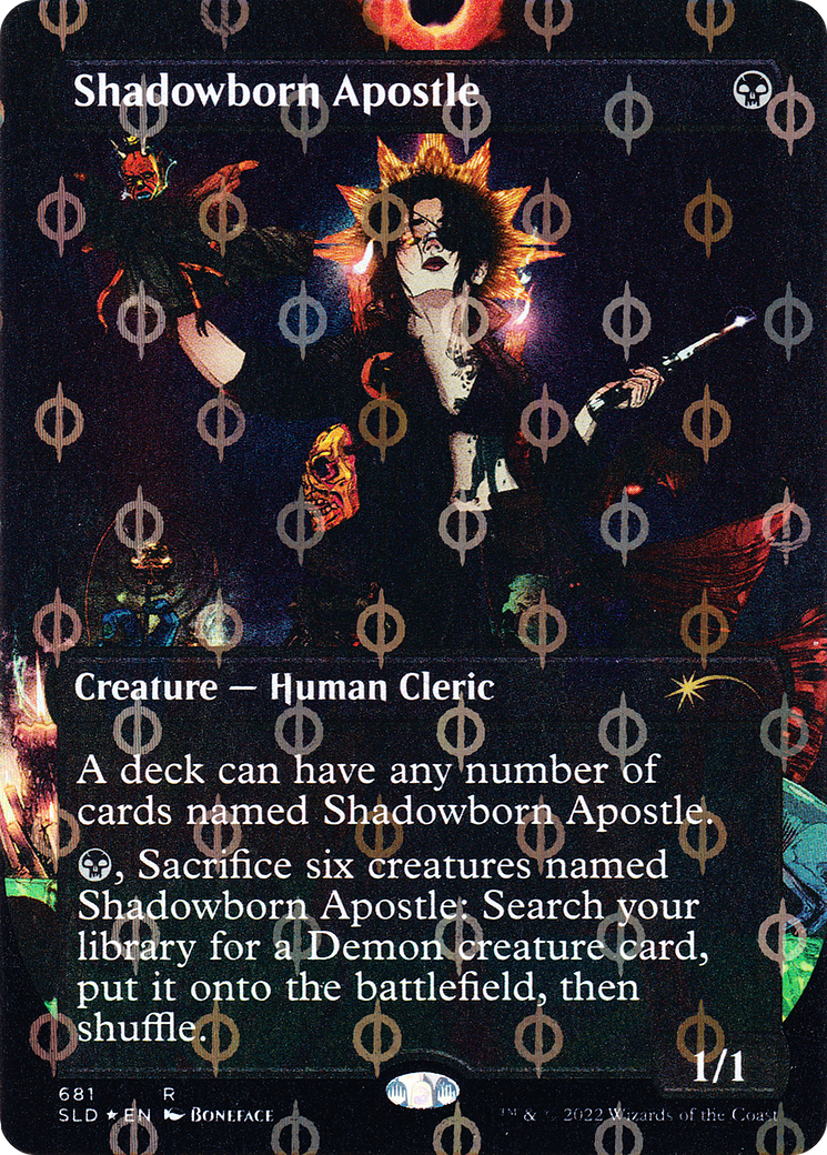 Shadowborn Apostle  (Borderless)(SLD-681) - Secret Lair Drop Foil