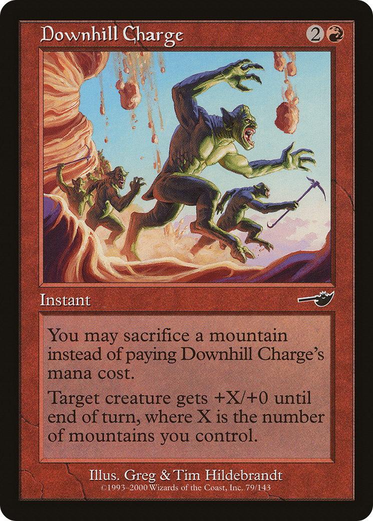 Downhill Charge (NEM-079) - Nemesis Foil