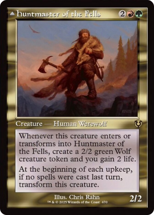 Huntmaster of the Fells // Ravager of the Fells (Retro Frame) (INR-470) - Innistrad Remastered Foil