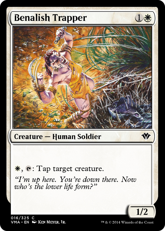 Benalish Trapper (VMA-016) - Vintage Masters Foil