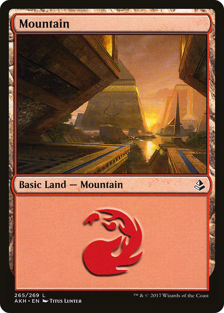 Mountain (AKH-265) - Amonkhet Foil