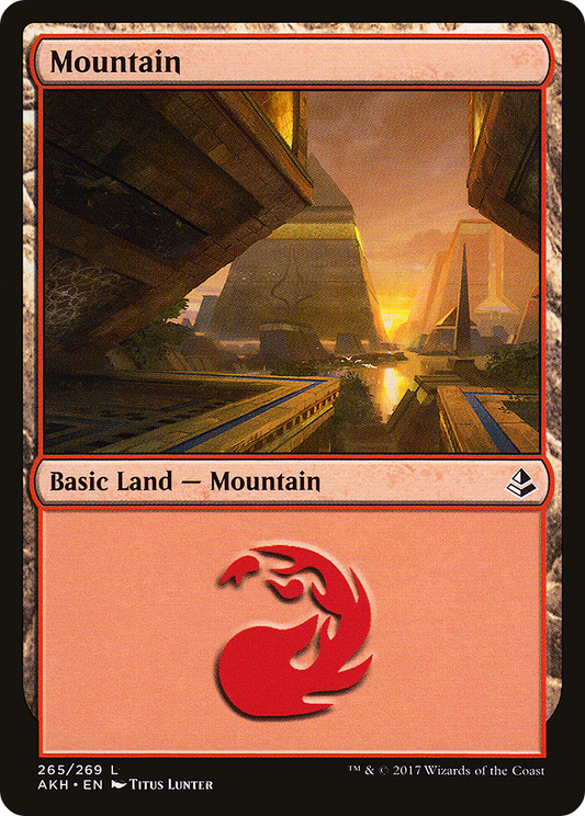 Mountain (AKH-265) - Amonkhet Foil