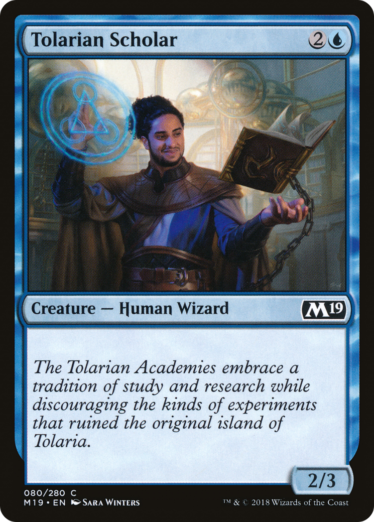 Tolarian Scholar (M19-080) - Core Set 2019