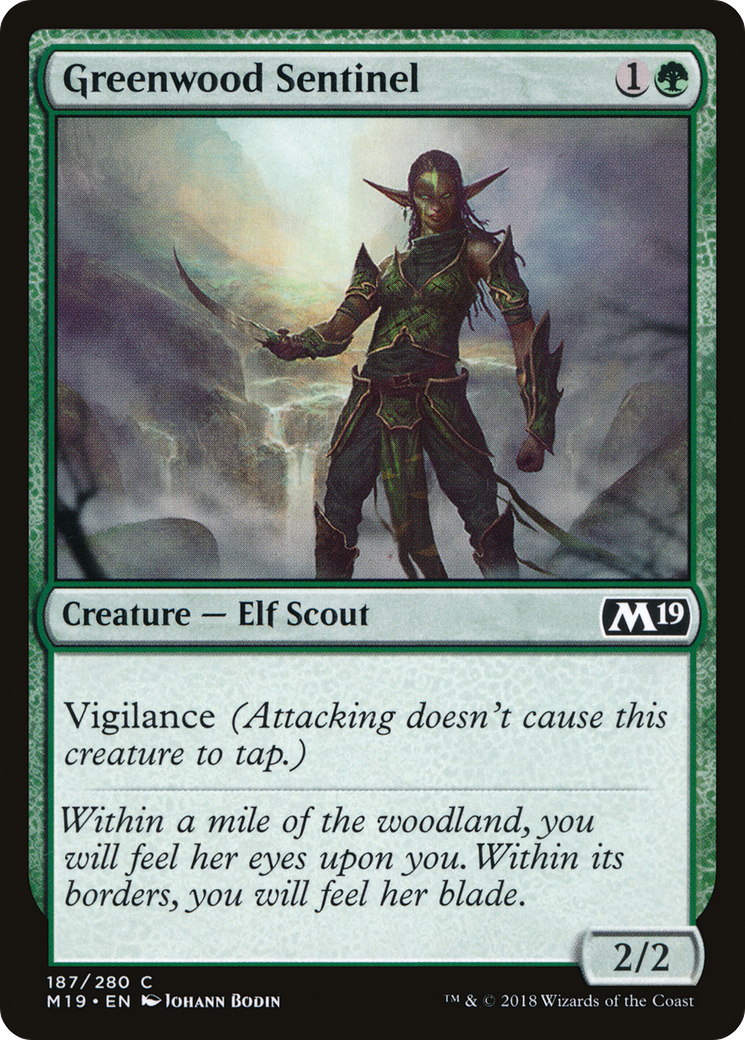 Greenwood Sentinel (M19-187) - Core Set 2019