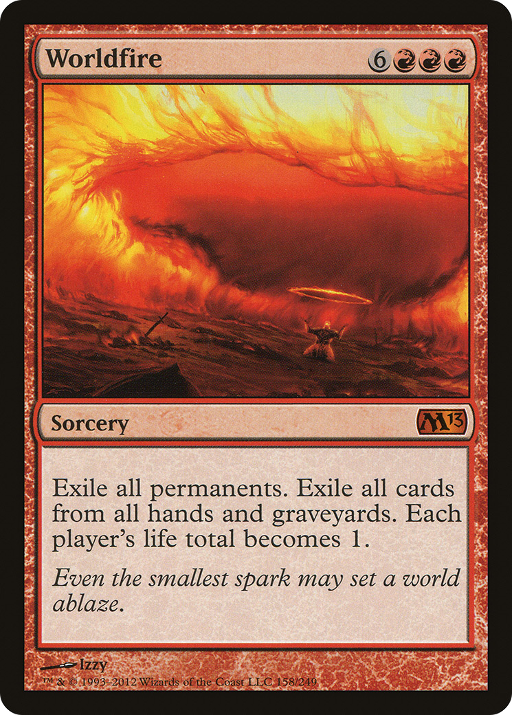 Worldfire (M13-158) - Magic 2013 Foil