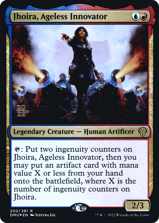 Jhoira, Ageless Innovator (PDMU-202S) - Dominaria United Promos Foil