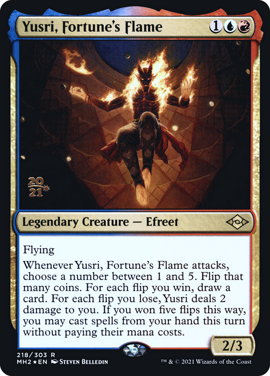 Yusri, Fortune's Flame (PMH2-218S) - Modern Horizons 2 Promos Foil