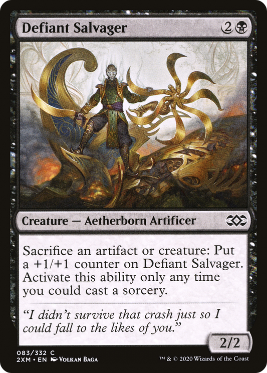 Defiant Salvager (2XM-083) - Double Masters Foil