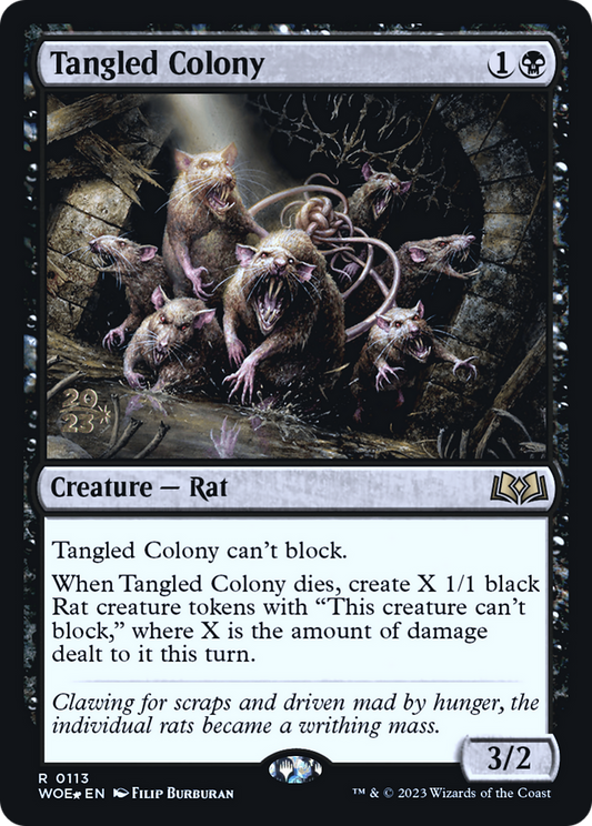 Tangled Colony (PWOE-113S) - Wilds of Eldraine Promos Foil