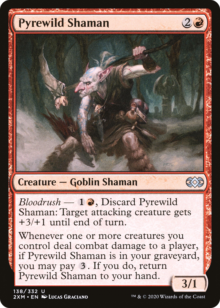 Pyrewild Shaman (2XM-138) - Double Masters Foil