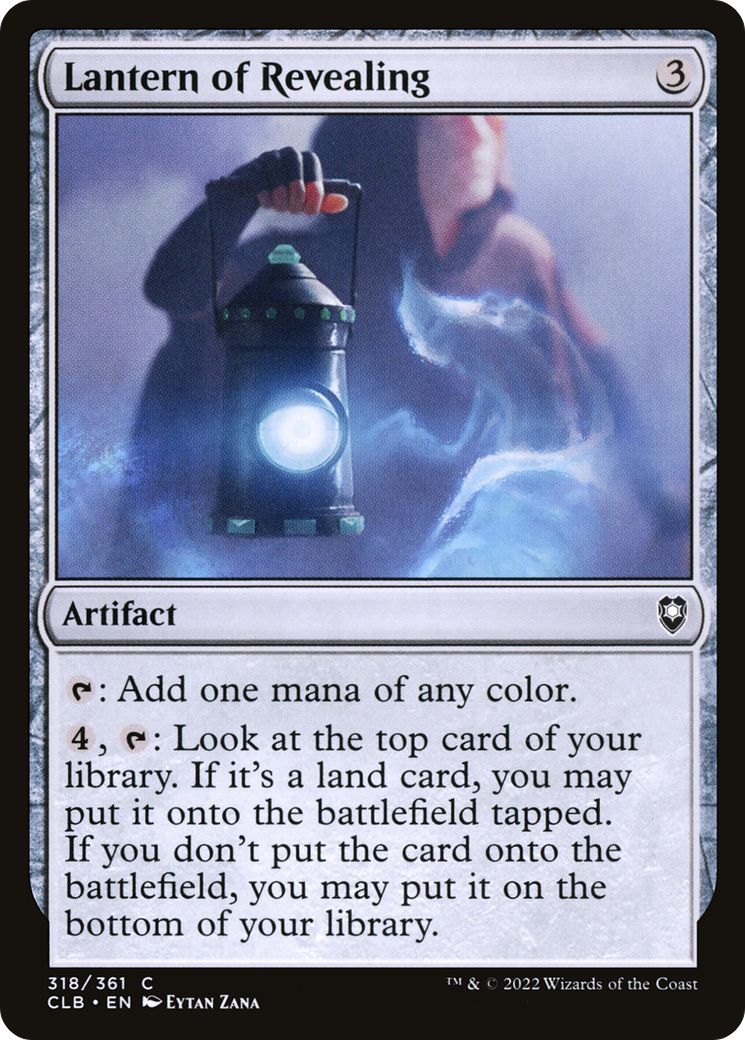 Lantern of Revealing (CLB-318) - Commander Legends: Battle for Baldur's Gate Foil