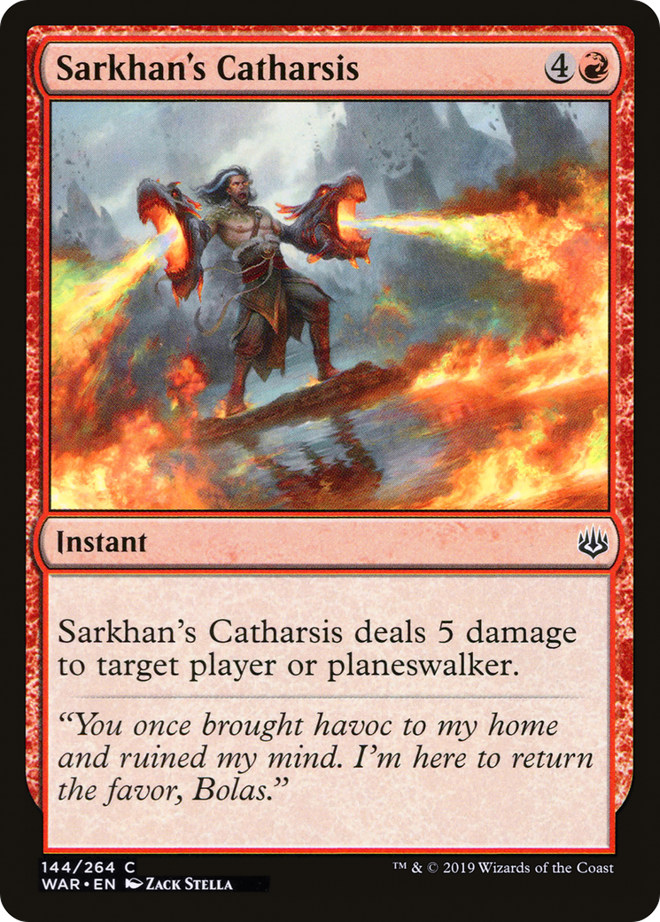 Sarkhan's Catharsis (WAR-144) - War of the Spark Foil