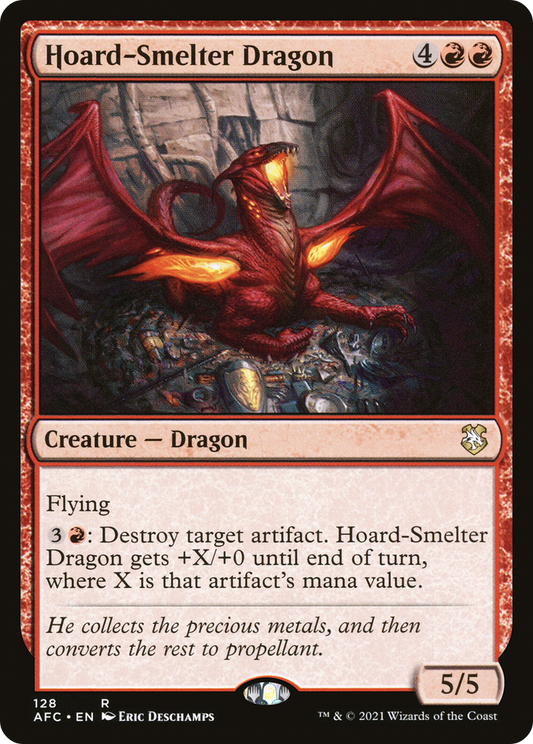 Hoard-Smelter Dragon (AFC-128) - Forgotten Realms Commander