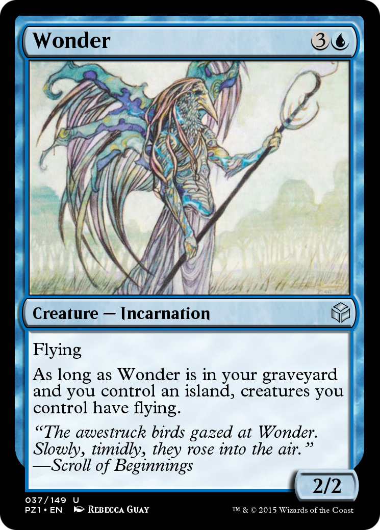 Wonder (PZ1-037) - Legendary Cube Prize Pack