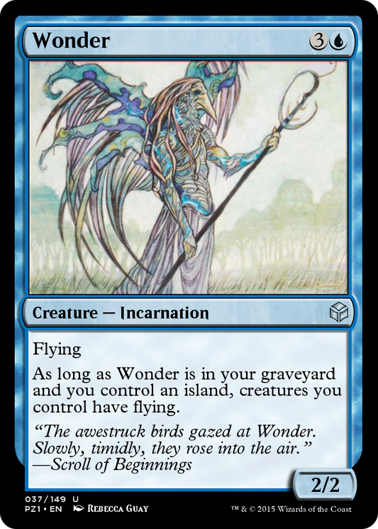 Wonder (PZ1-037) - Legendary Cube Prize Pack Foil