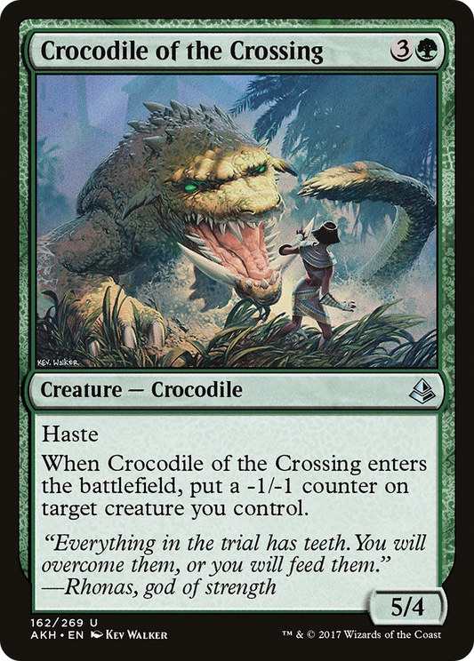 Crocodile of the Crossing (AKH-162) - Amonkhet