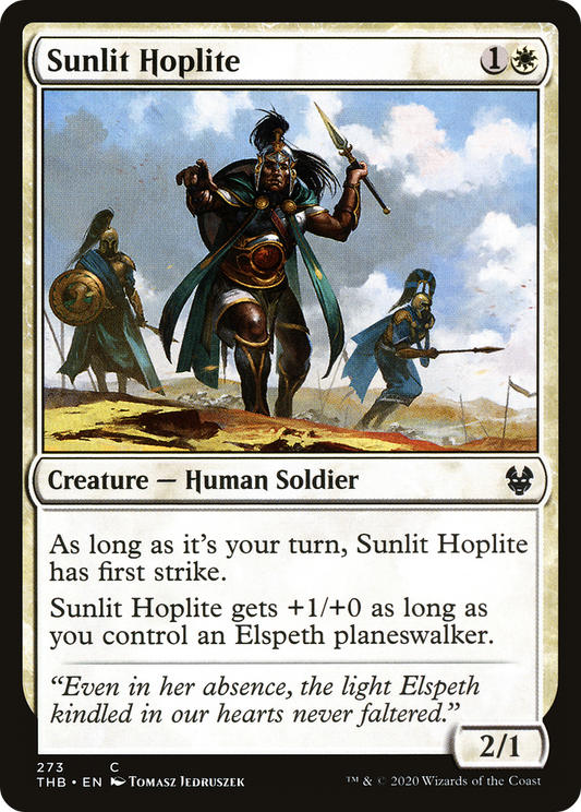 Sunlit Hoplite (THB-273) - Theros Beyond Death