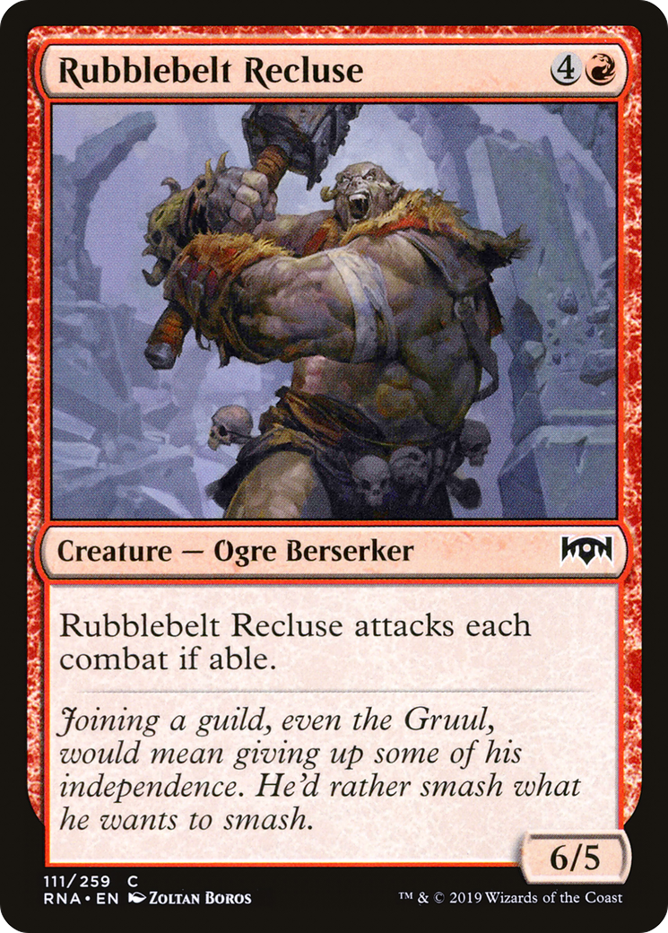 Rubblebelt Recluse (RNA-111) - Ravnica Allegiance