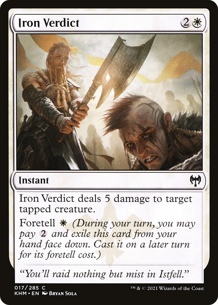 Iron Verdict  (KHM-017) - Kaldheim