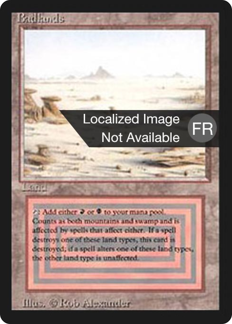 Badlands (FBB-282) - Foreign Black Border