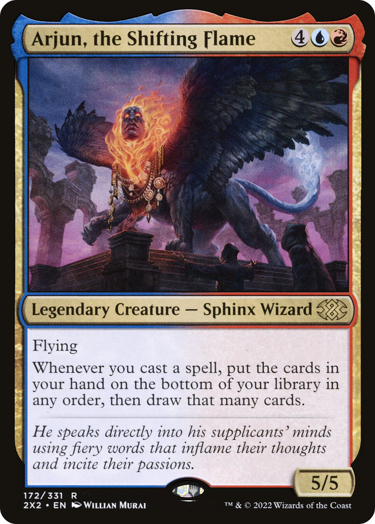 Arjun, the Shifting Flame (2X2-172) - Double Masters 2022 Foil