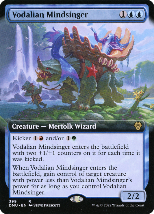 Vodalian Mindsinger (DMU-399) - Dominaria United: (Extended Art) Foil