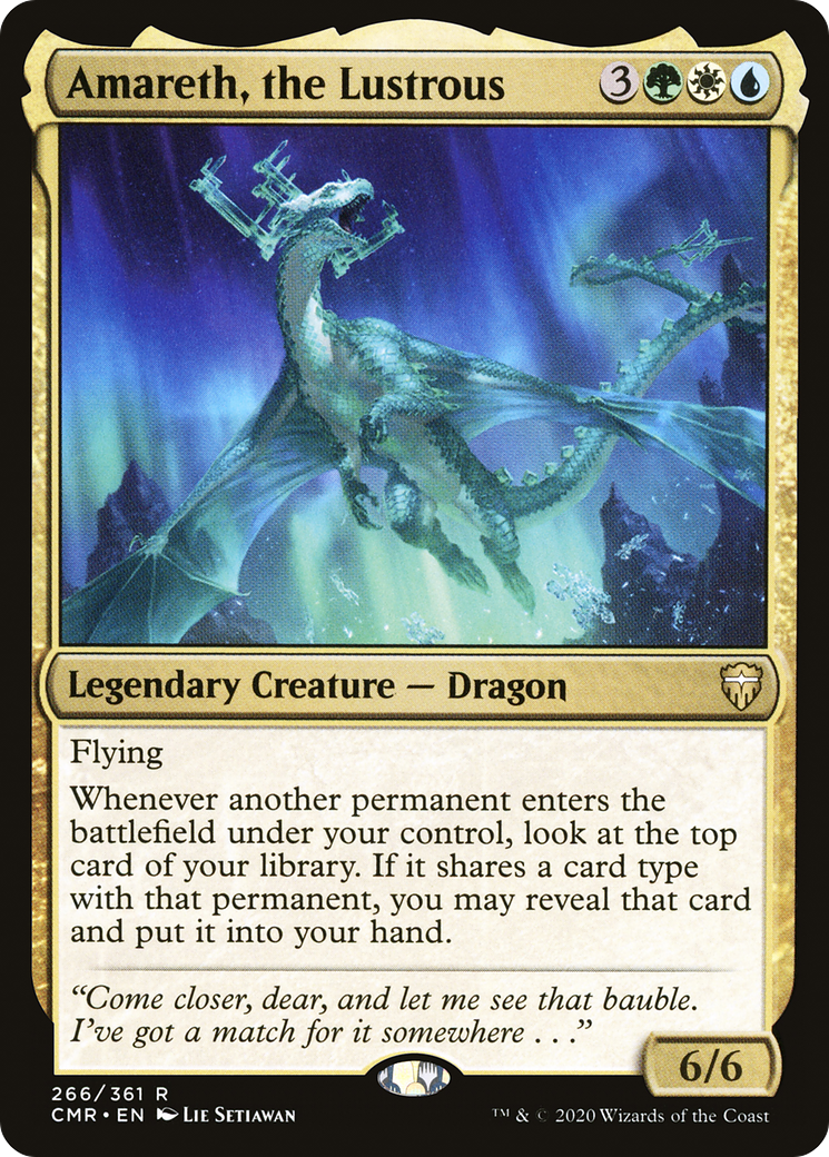 Amareth, the Lustrous (CMR-266) - Commander Legends Foil