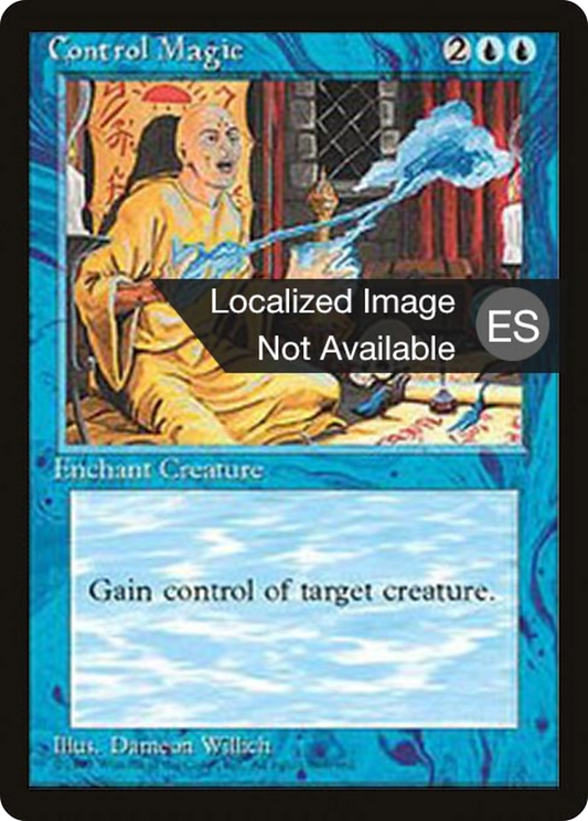 Control Magic (4BB-064) - Fourth Edition Foreign Black Border