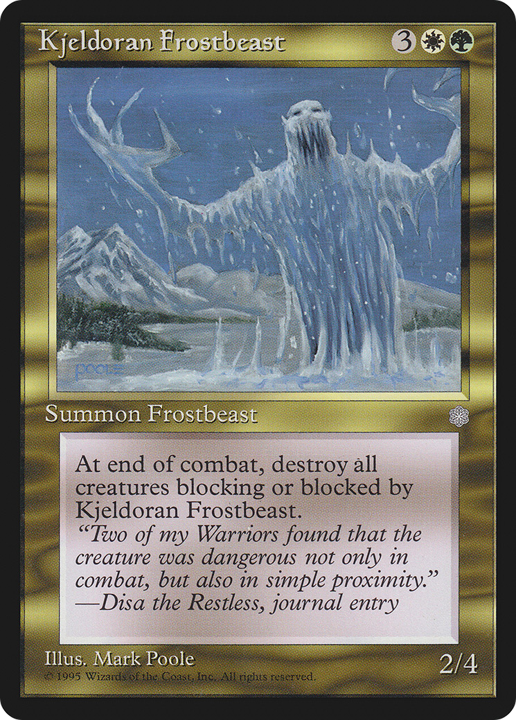 Kjeldoran Frostbeast (ICE-296) - Ice Age