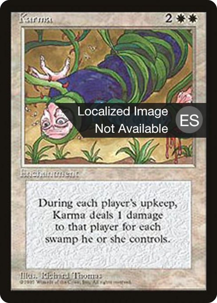 Karma (4BB-032) - Fourth Edition Foreign Black Border