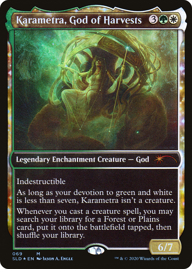 Karametra, God of Harvests (SLD-069) - Secret Lair Drop: (Showcase) Foil