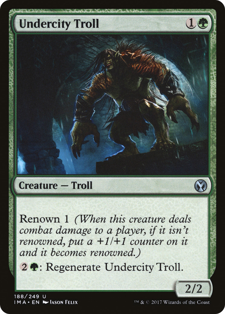 Undercity Troll (IMA-188) - Iconic Masters