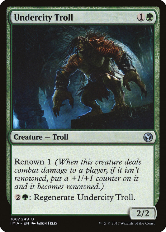 Undercity Troll (IMA-188) - Iconic Masters