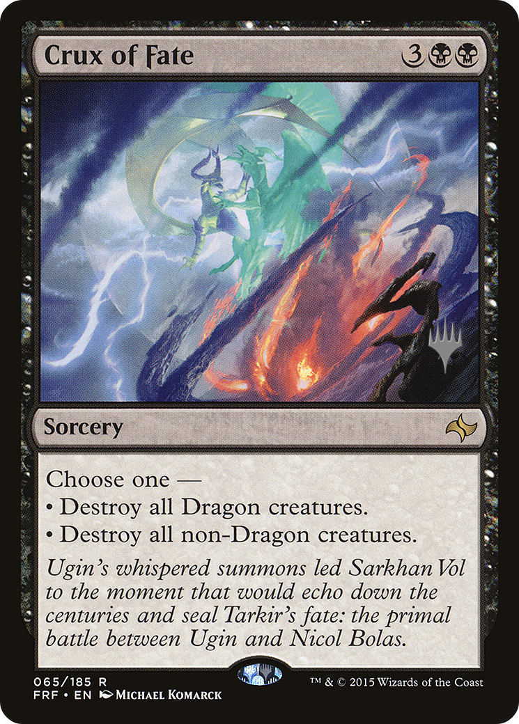 Crux of Fate (PPIKO-65P) - Fate Reforged Promos (Promo Pack)