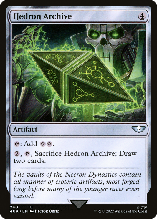 Hedron Archive (40K-240) - Warhammer 40,000 Commander