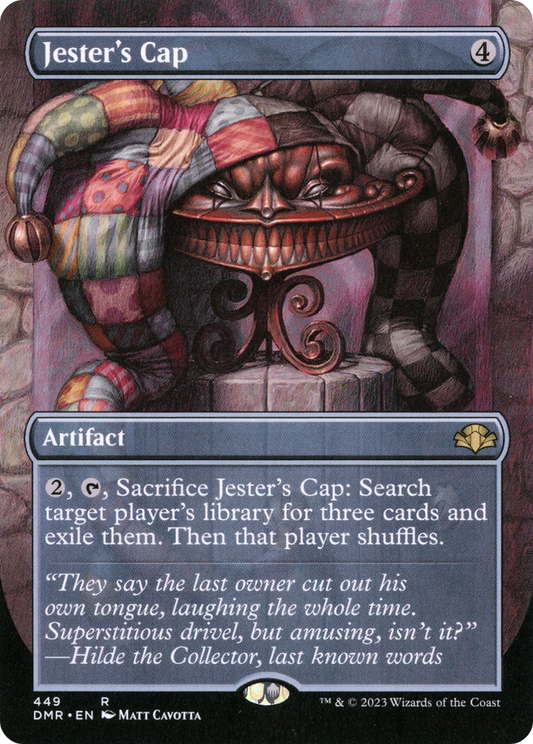 Jester's Cap (Borderless) (DMR-449) - Dominaria Remastered (Borderless) Foil