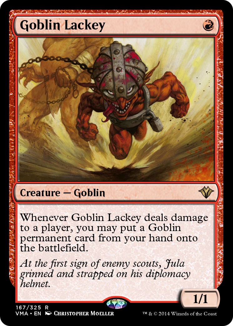 Goblin Lackey (VMA-167) - Vintage Masters Foil