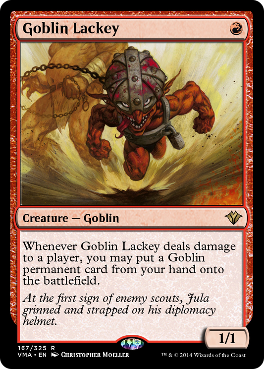 Goblin Lackey (VMA-167) - Vintage Masters Foil