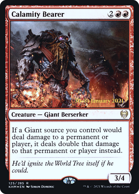 Calamity Bearer (PRE-125S) - Kaldheim Promos (Prerelease) Foil