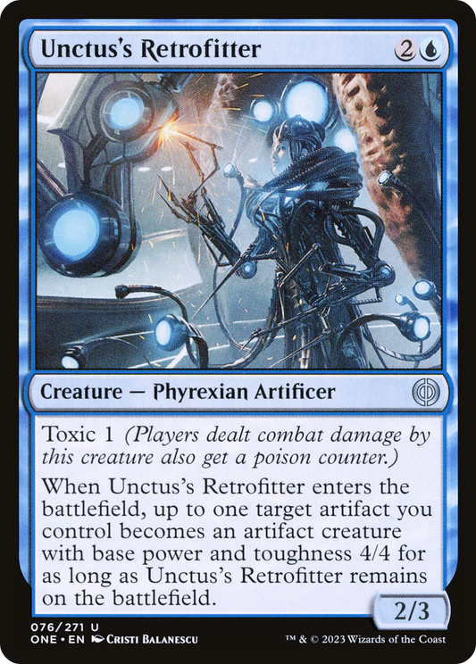 Unctus's Retrofitter (ONE-076) - Phyrexia: All Will Be One Foil