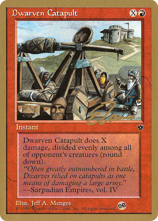 Dwarven Catapult (PTC-ET51SB) - Pro Tour Collector Set