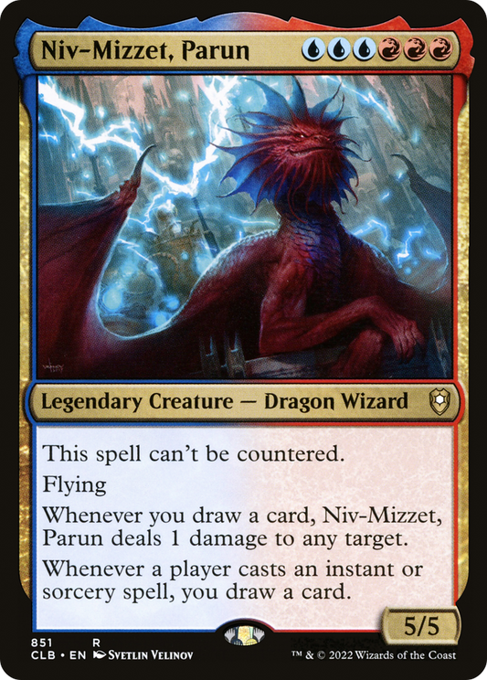 Niv-Mizzet, Parun (CLB-851) - Commander Legends: Battle for Baldur's Gate