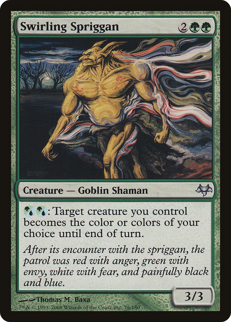 Swirling Spriggan (EVE-076) - Eventide Foil