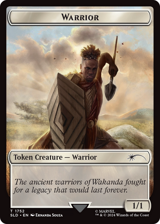 Warrior (SLD-1752) - Secret Lair Drop (Borderless) Foil