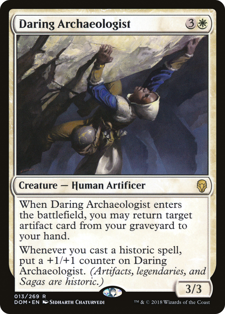 Daring Archaeologist (DOM-013) - Dominaria Foil