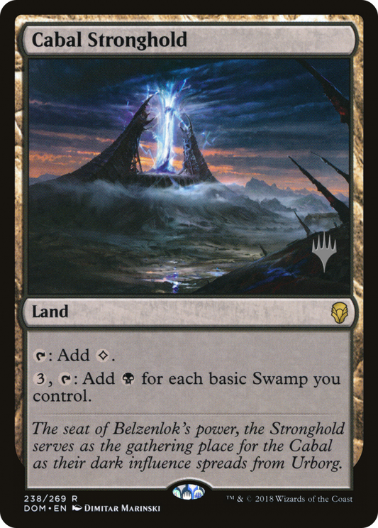 Cabal Stronghold (PPM20-238P) - Dominaria Promos (Promo Pack)