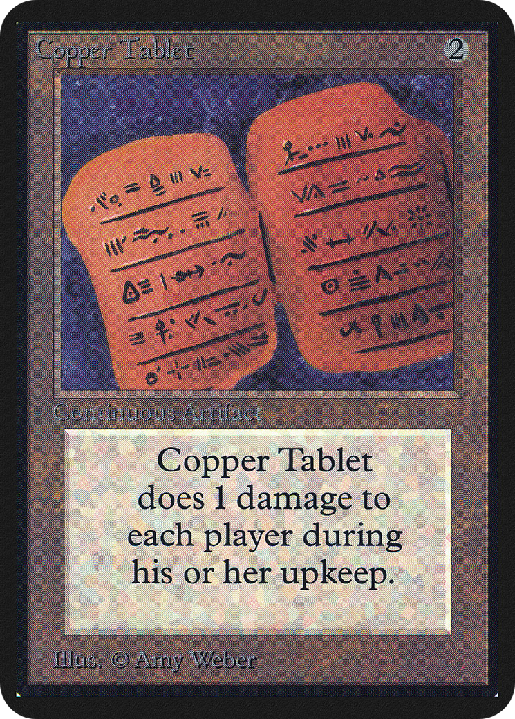 Copper Tablet (LEA-238) - Limited Edition Alpha