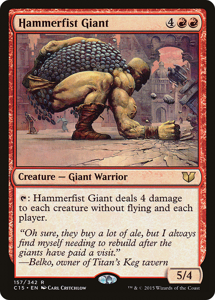 Hammerfist Giant (C15-157) - Commander 2015