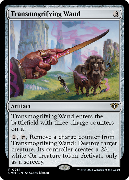 Transmogrifying Wand (CMM-981) - Commander Masters