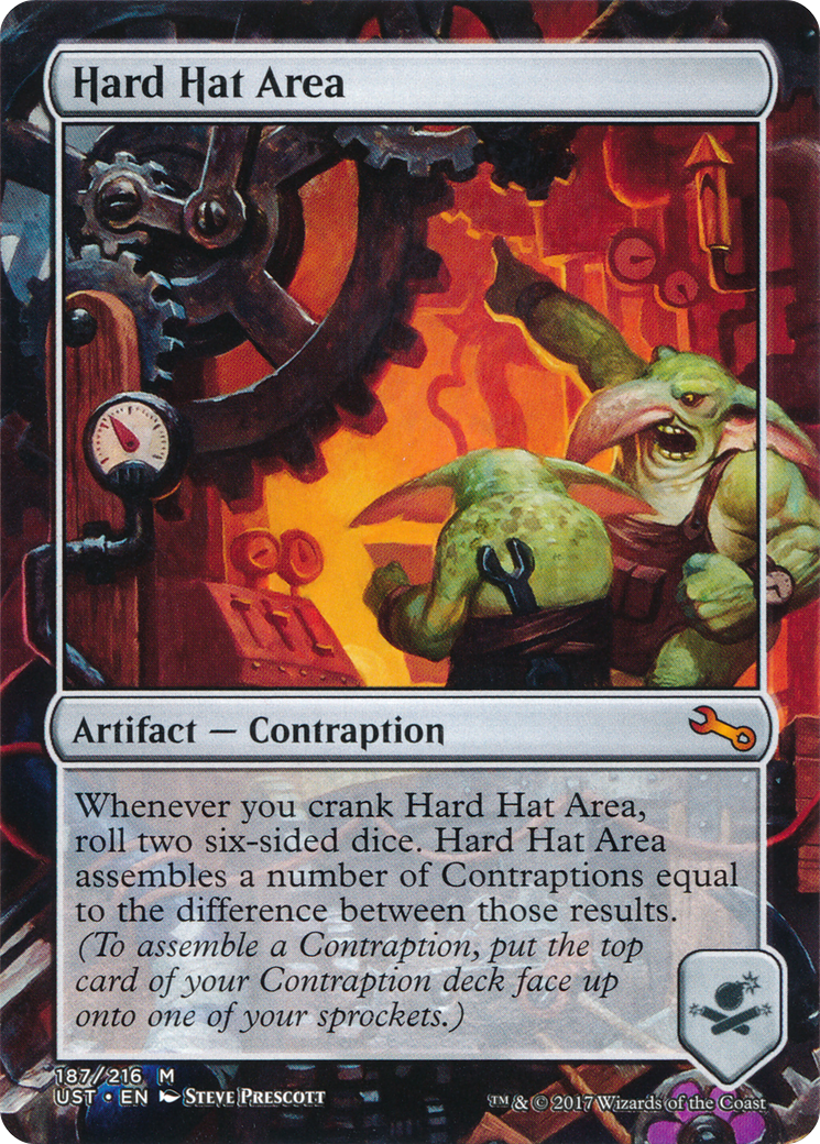 Hard Hat Area  (Borderless)(UST-187) - Unstable